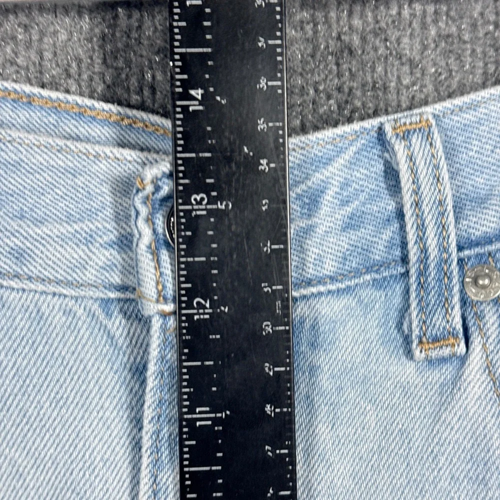 Levis Jeans Womens W30 Premium High‎ Loose Wide Leg Big E 90s style Cotton Hemp